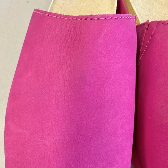 Dansko Ravyn peep-toe sandal in fuchsia milled nubuck Euro Size 38 US 8.5/9 - Picture 5 of 16